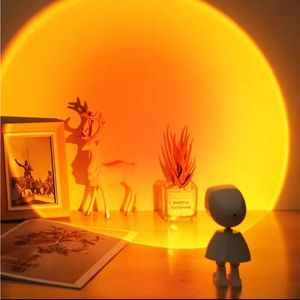 Lamp astronaut projector